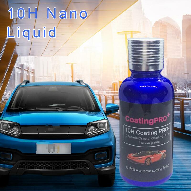 High Gloss เซรามิค Coating Mobil Kit, Anti-Scratch Car ภาษาโปลิชคำภายนอก Care น้ำยาขัดเงารถยนต์10H ความแข็ง30ML