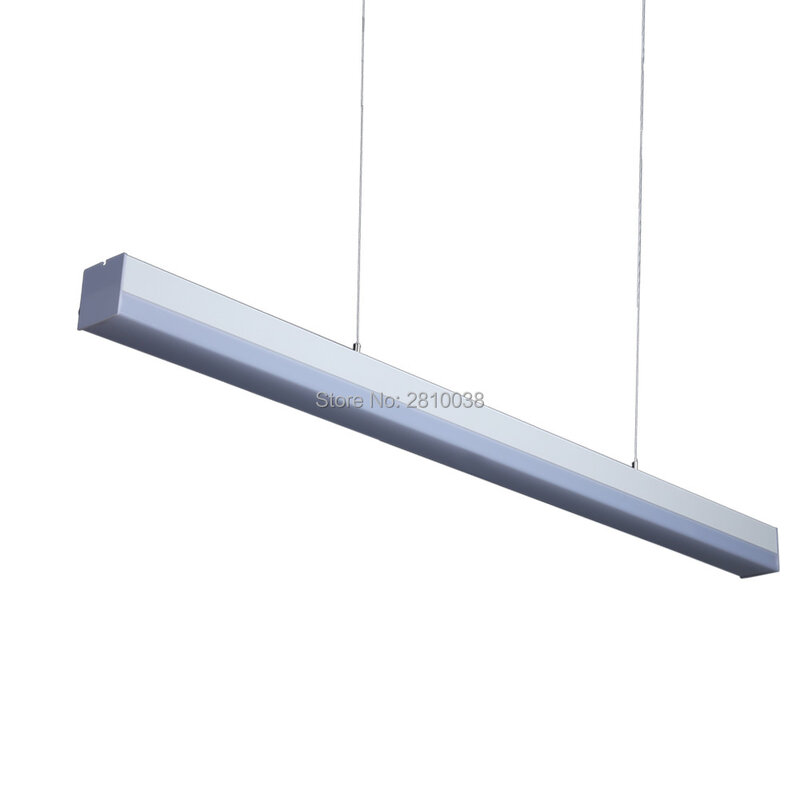 15-30 Sets/Lot U type led linear light pendant 1.2M 2.4M length suspended led linear light for mall or warehouse or office light