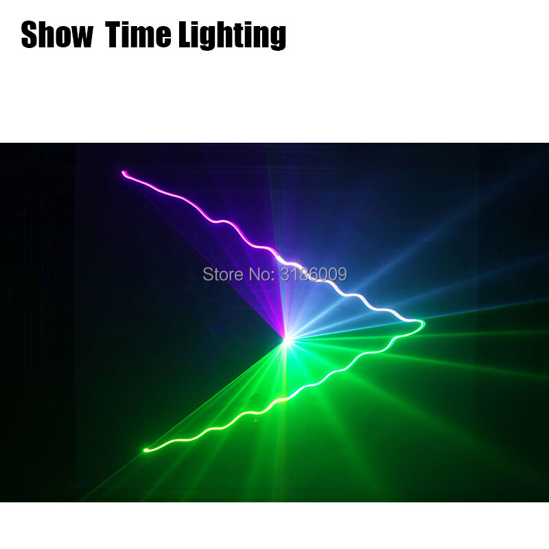 Disco Laser DMX 1 Head RGB 3 IN 1 Scaner Laser Light RGB Lazer Stage Lighting For KTV Dance Xmas Party Show Time Light