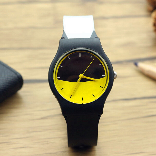 Reloj de pulsera con movimiento japonés para hombre y mujer, accesorio de marca Original a la moda, color mezclado, regalo