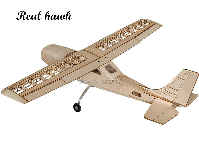 Avión teledirigido de madera de Balsa cortado con láser, Kit de construcción de modelo de avión de Cessna-150, marco sin cubierta, envergadura de 960mm