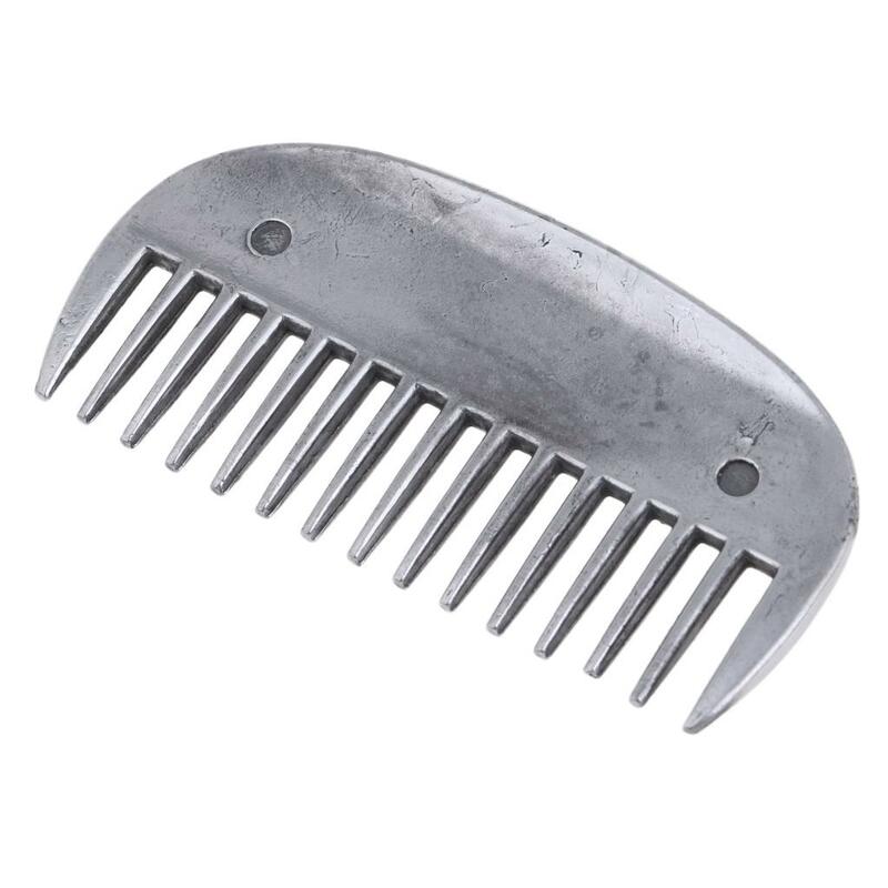 Stainless Steel Horse Curry Comb Brush Cleaner Grooming and Care Gear