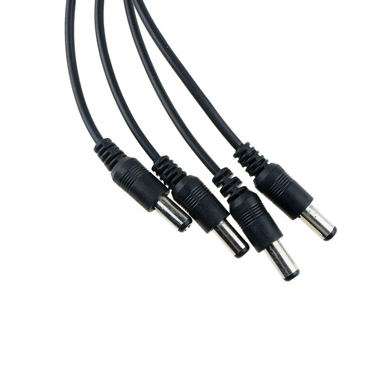 Kabel Daya DC 5.5X2.1Mm Kabel Daya DC 1 Betina Ke 2,3,4,5,6,8 Adaptor Pemisah Steker Jantan untuk Kamera Keamanan CCTV & Strip LED