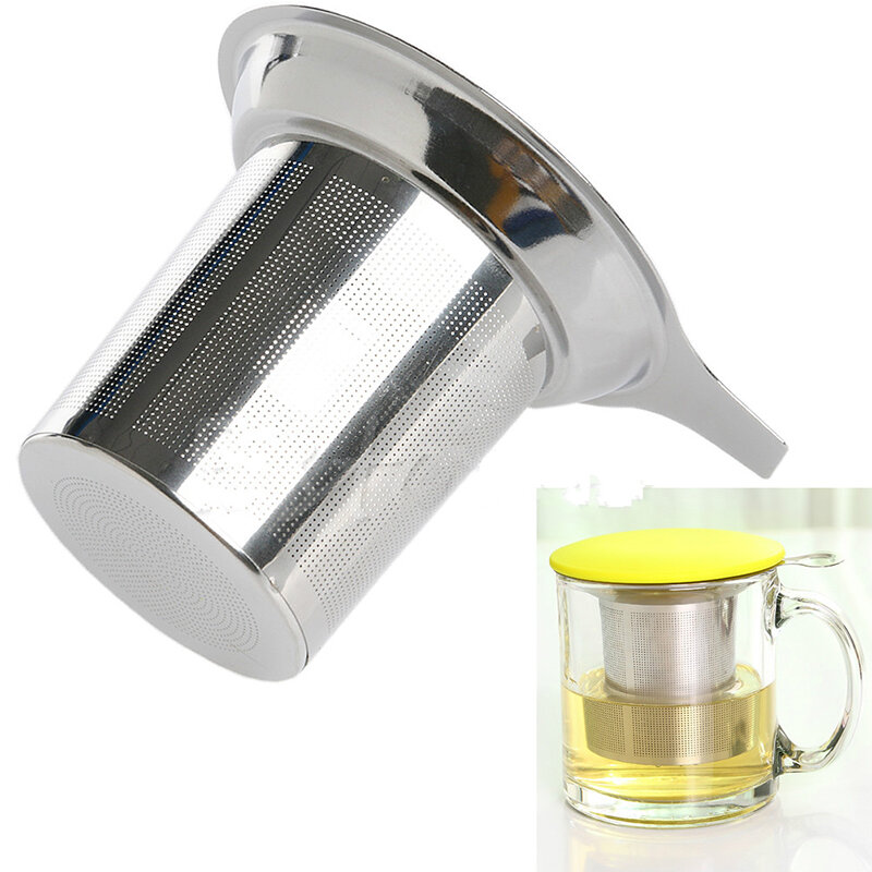 ステンレス鋼メッシュ茶注入器ストレーナー茶葉葉スパイスフィルター再利用可能なアクセサリー