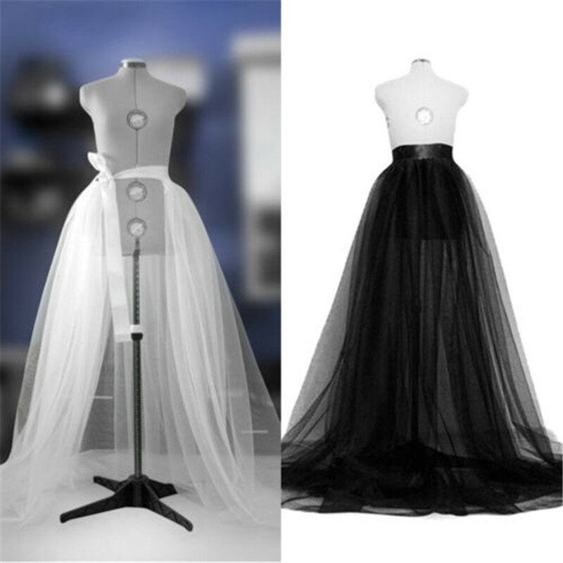 Summer Women Tutu Mesh Skirt 2019 New Arrival Long Maxi Full Length Skirt Party Wedding Prom Elastic Waist Princess Tulle Skirts