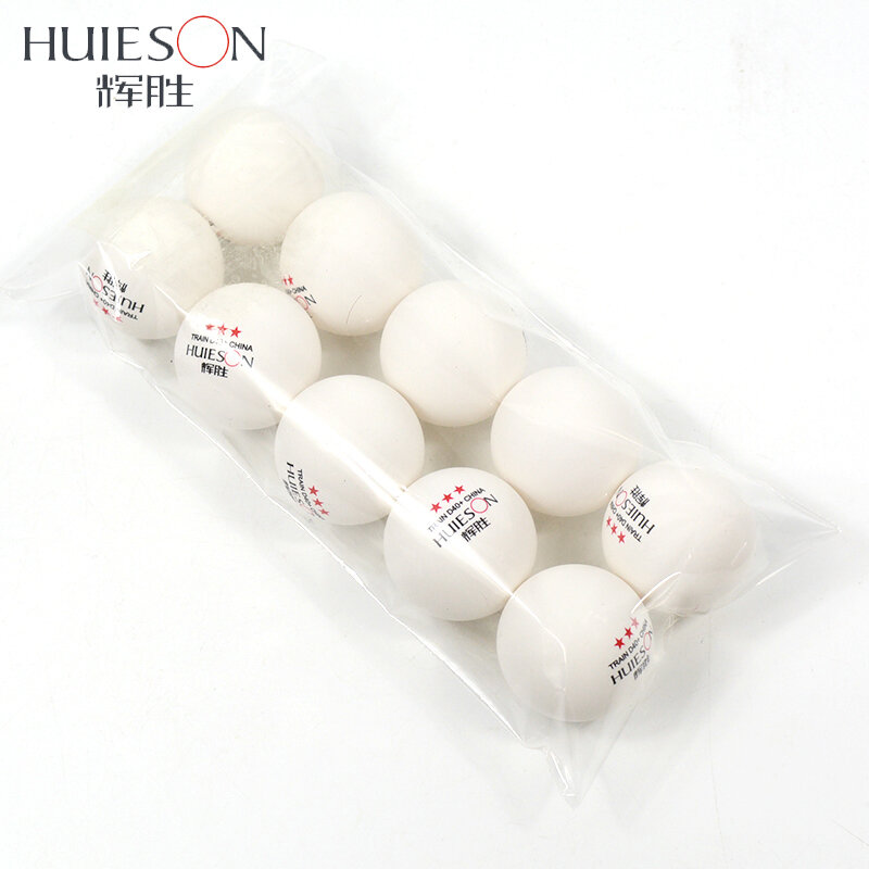HUIESON-Balle de tennis de table 3 étoiles, nouveau matériau, D40 + mm, 2.8g, plastique ABS, ping-pong, balle d'entraînement, sac de 10 pièces