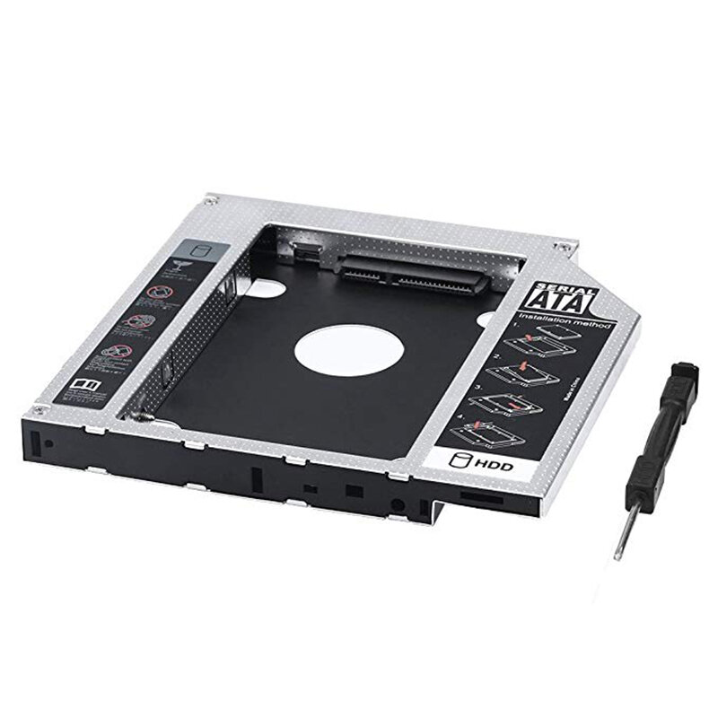 2nd Hdd Ssd Harde Schijf Caddy Lade Vervanging Voor Lenovo Thinkpad T420 T430 T510 T520 T530 W510 W520 W530, interne Laptop Cd/