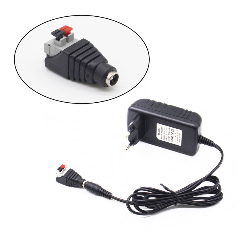 Adaptador de alimentação 12 v 1a 2a 3a 12 volts, transformador de iluminação 220v 12 v ac dc, condutor de led de plástico 110v 240v 12 v 2a para fita de led