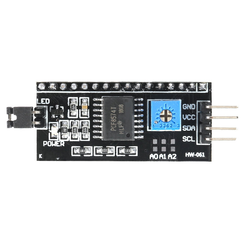 LCD1602 อะแดปเตอร์ IIC/I2C อินเทอร์เฟซ 5 V Converter โมดูล IIC I2C TWI อินเทอร์เฟซแบบอนุกรม SPI สำหรับ Arduino LCD1602 จอแสดงผล