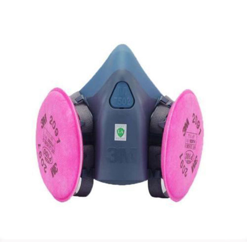 11in1 3M 7502 Half Face Mask With 2091 Industry Painting Spray Work Mask Respirator Anti-Dust Respirator Fliters
