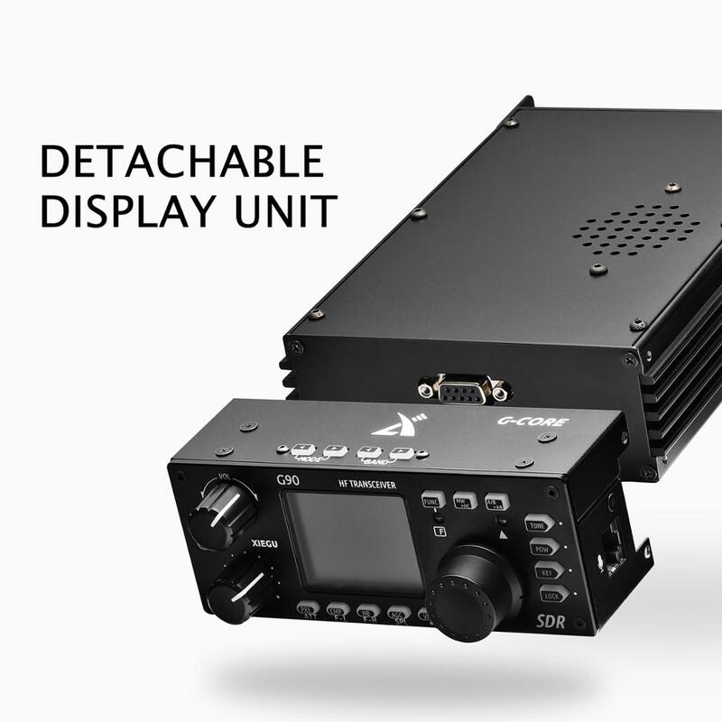 2019 новейший XIEGU G90 QRP HF любительский радиоприемник 20 Вт SSB/CW/AM/FM 0,5-30 МГц SDR структура со встроенным Авто антенным тюнером