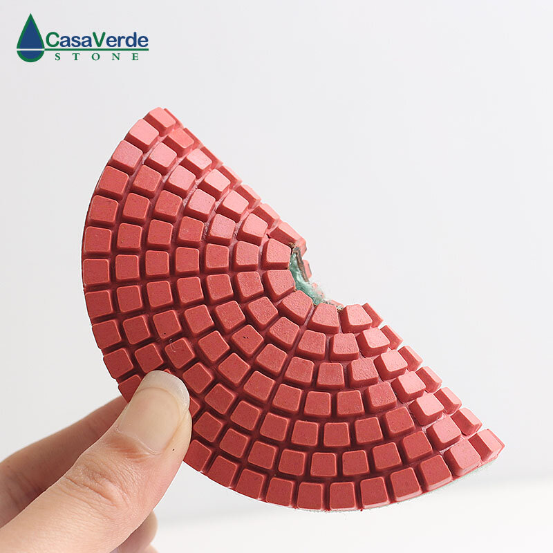 Free Shipping DC-LRPP02 Wet 4"(100mm) with 2.5mm wet diamond polishing pads for Granite and Marble