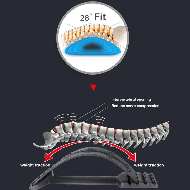 Magnetische Rückseite Massage Muscle Bahre Haltung Corrector Stretch Entspannen Lenden Unterstützung Wirbelsäule Schmerzen Relief Chiropraktik Bahre