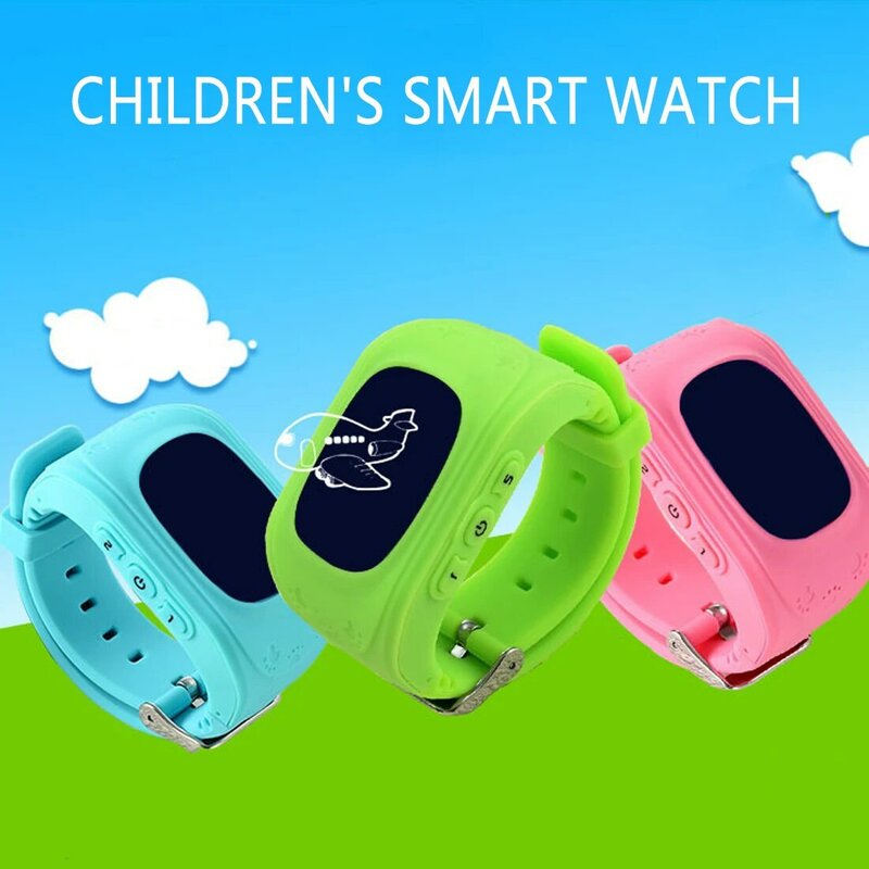 Q50 quente Anti Perdido Criança LBS Rastreador SOS Inteligente de Monitoramento de Posicionamento Telefone Crianças Bebê Assistir IOS Compatível & Android