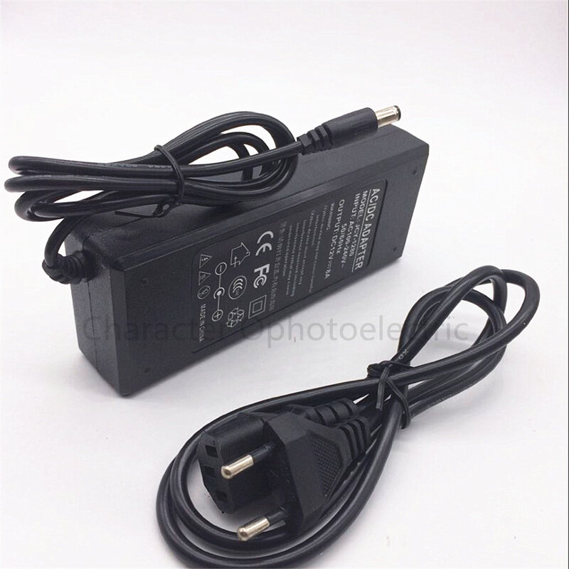 Eu Plug Ac 100-240V Naar Dc 12V 1A 2A 3A 12W 24W 36W voeding Adapter Koord Voor Led Strip Licht/Met Connector