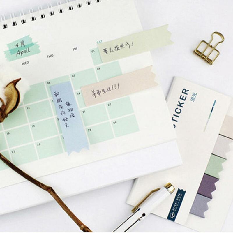 Novelty Creative Sticky Notes Planner DIY Sticker Page Index  Office School Supplies Simple Utility Stationery R20
