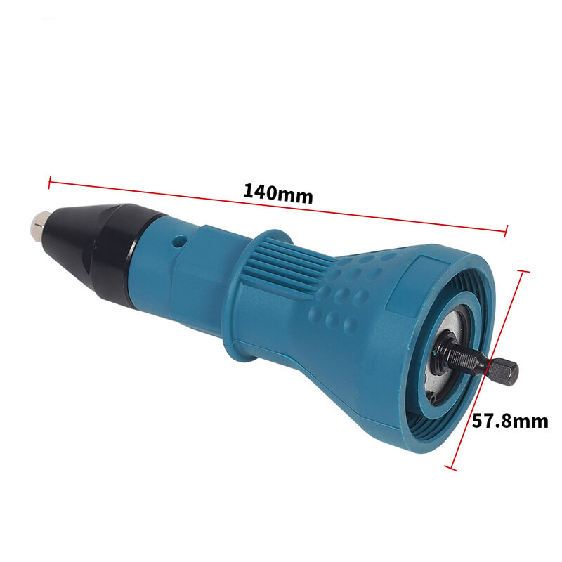2.4mm-4.8mm arma de rebite elétrica ferramenta de rebitagem sem fio adaptador de broca ferramenta de porca de inserção