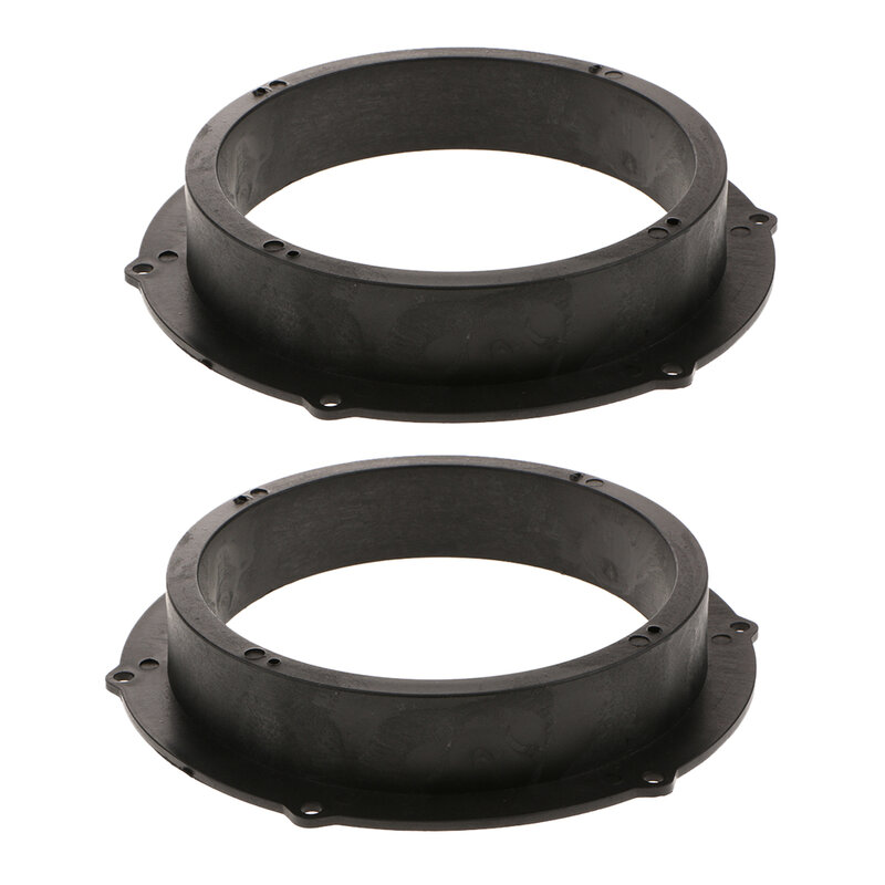 2pcs Black 6.5 inch Car Speaker Mounting Spacer Adaptor Rings for VW Magotan Skoda Car Stereo Audio Speaker Spacer