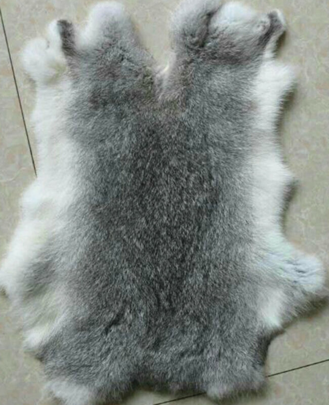 Natural Brown Brownish Grey Rabbit Fur Pelt Genuine Rabbit Fur craft  bunny sewing accessories natural fur N12