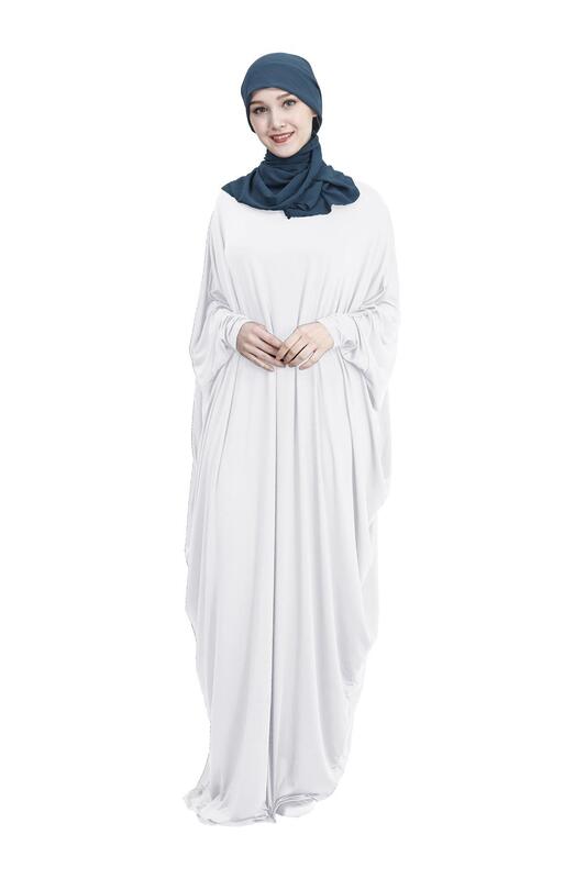 Jednoczęściowa odzież modlitewna damska muzułmańska 2024 Eid Ramadan Maxi sukienka arabska szata islamska odzież Abayas skromna Abaya Kaftan suknia