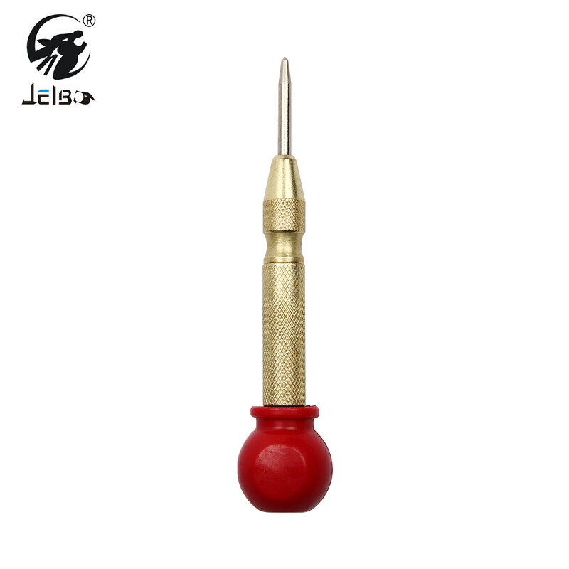 JelBo Automatic Center Punch Drill Bit HSS Adjustable Impact Center Pin Punching for Metal Spring Loaded Marking Glass Breaker