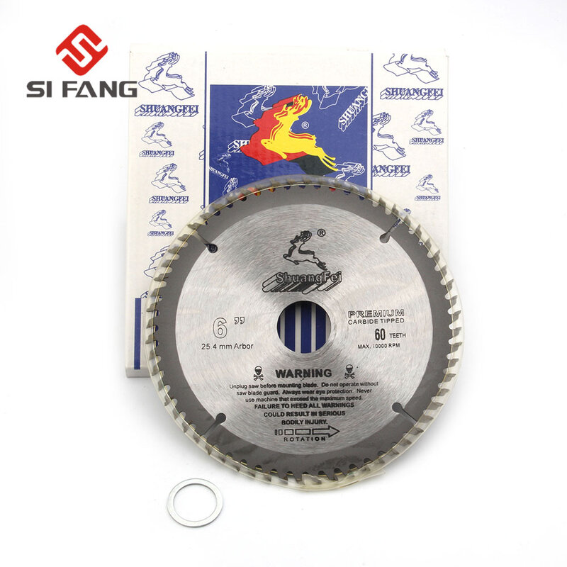 SI FANG 60-100Teeth 4-12Inch Carbide Alloy High Quality Circular Saw Blade Rotary Tool  Used For Cutting Wood and Aluminum Metal