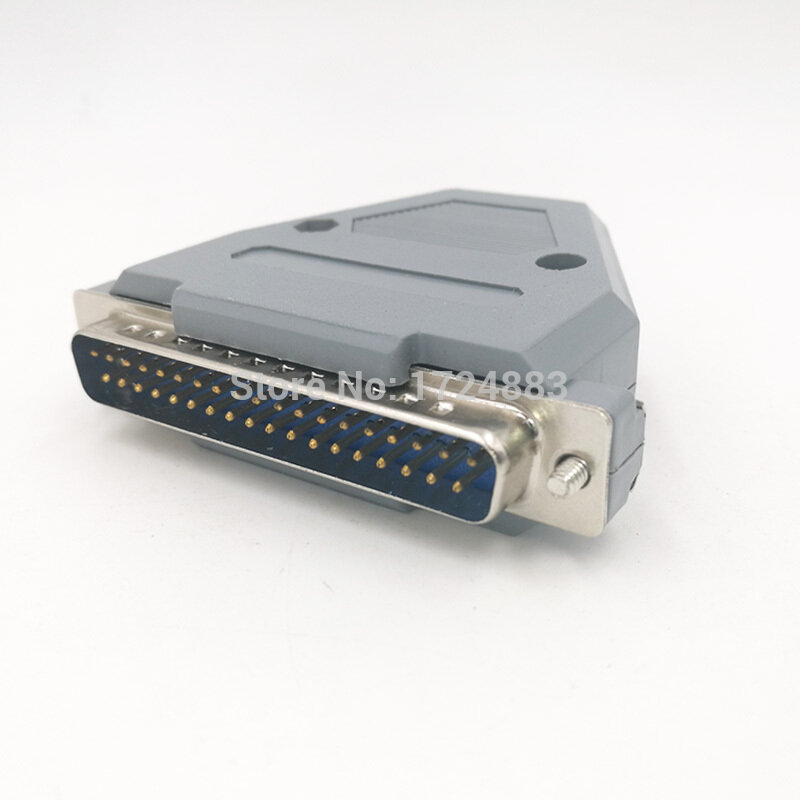 Conector de cable de datos de puerto paralelo serie DB37, conector tipo D de 2 filas, adaptador de enchufe de puerto de 37 pines, hembra y macho