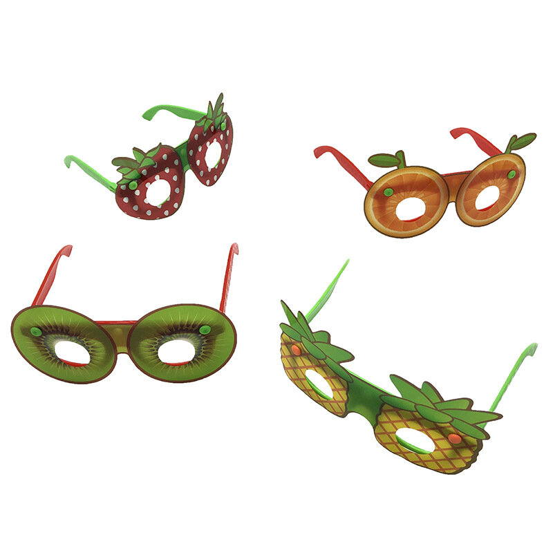 IWish kreatywne modelowanie owoców dekoracja dla dzieci okulary instrukcja DIY Party Cartoon okulary okulary urodziny prezent boże narodzenie