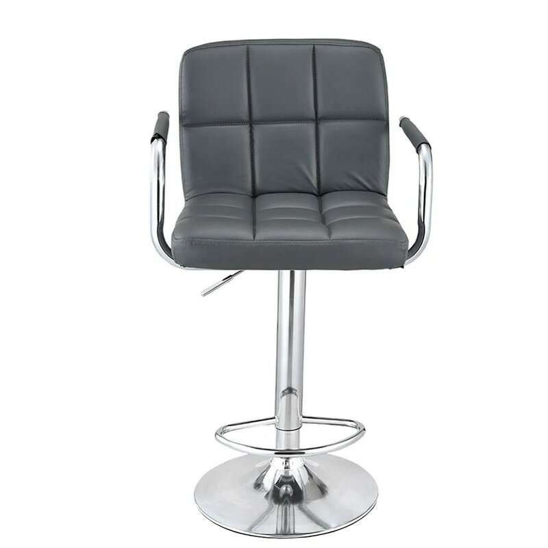 Panana stołki barowe syntetyczna skóra poduszka krzesło obrotowe regulowana wysokość Tabouret z podnóżkiem stołek barowy