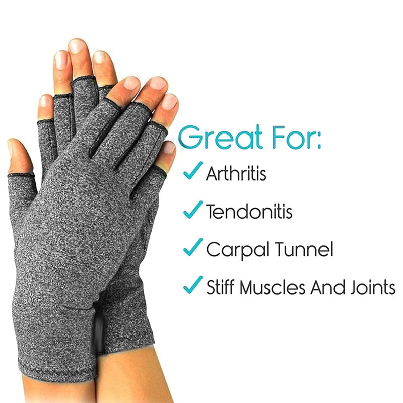 Перчатки при артрите ревматоидные перчатки для ухода за здоровьем 1 пара унисекс для мужчин и женщин терапевтические компрессионные перчат...