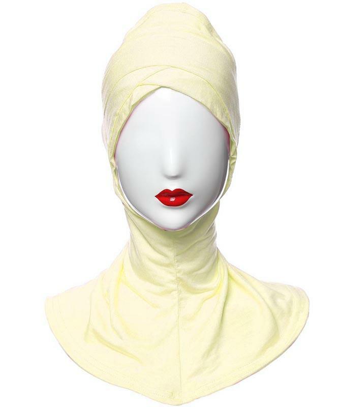 Hijab turbante cabeça capa de pescoço cachecol envoltório amira lenço xales envoltório gorro interior chapéu ninja