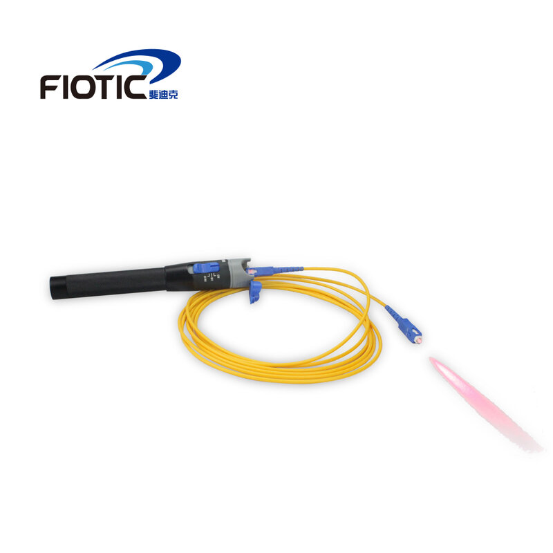Lápiz probador de fibra óptica FTTH, localizador Visual de fallos con luz láser roja para 10MW y 10KM