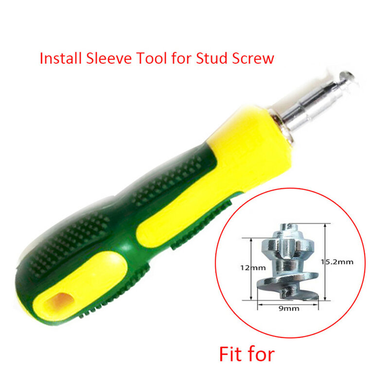 For 15.2x9mm Stud Screw Anti-Slip Screw Stud Install Sleeve Tool
