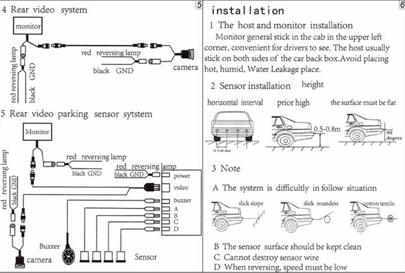Universal Car Sensore di Parcheggio Set 13 millimetri Nero Sensori di Retromarcia Allarme di Avvertimento 12V
