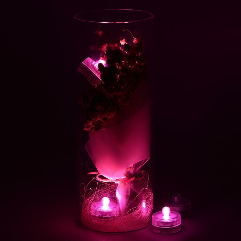 Bougie à LED imperméable en forme de fleur, 2000 pièces/lot, décoration de mariage, Super Submersible, offre directe d'usine