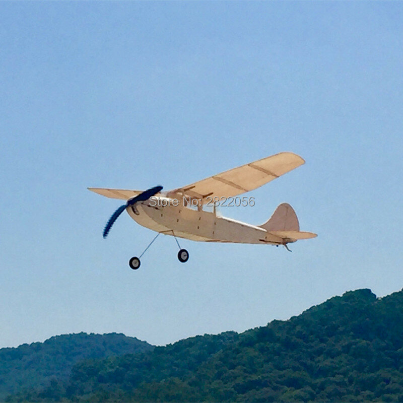 Min RC Plane Laser Cut Balsa Wood Airplane Kit cessna L-19 Model Building Kit Outdoor Toys For Children Kids Gifts
