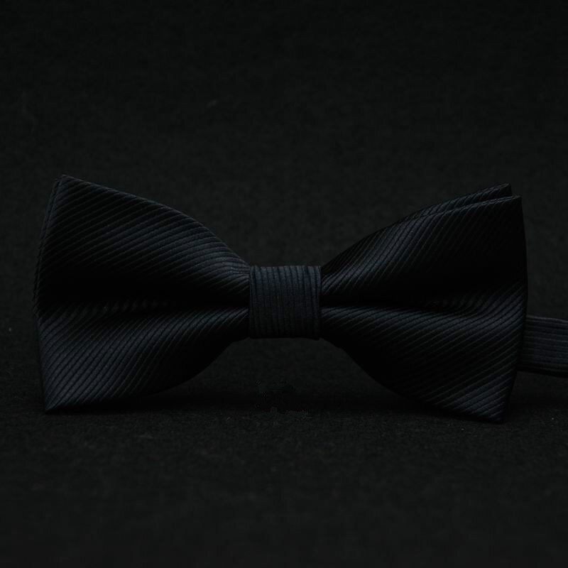 Gravata borboleta masculina, gravata moda para homens, para banquetes de casamento, festa, de bolinhas, listrada, com laço