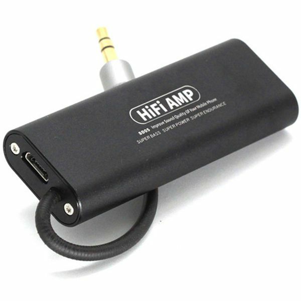 Artextreme sd05 amplificador de fone de ouvido alta fidelidade profissional portátil mini 3.5mm fone de ouvido amp (preto)