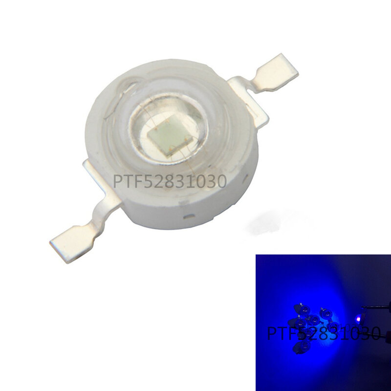 SMD 칩 LED 다이오드 고출력 LED 라이트 빔, 화이트, 웜 화이트, 레드, 그린, 블루 램프, 1 W, 3 W, 2.2 V-3.6 V, 100 개