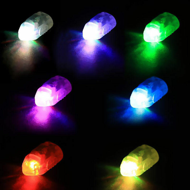 50 Buah X Lampu Balon Lentera Kertas LED Tahan Air untuk Dekorasi Pesta Pernikahan