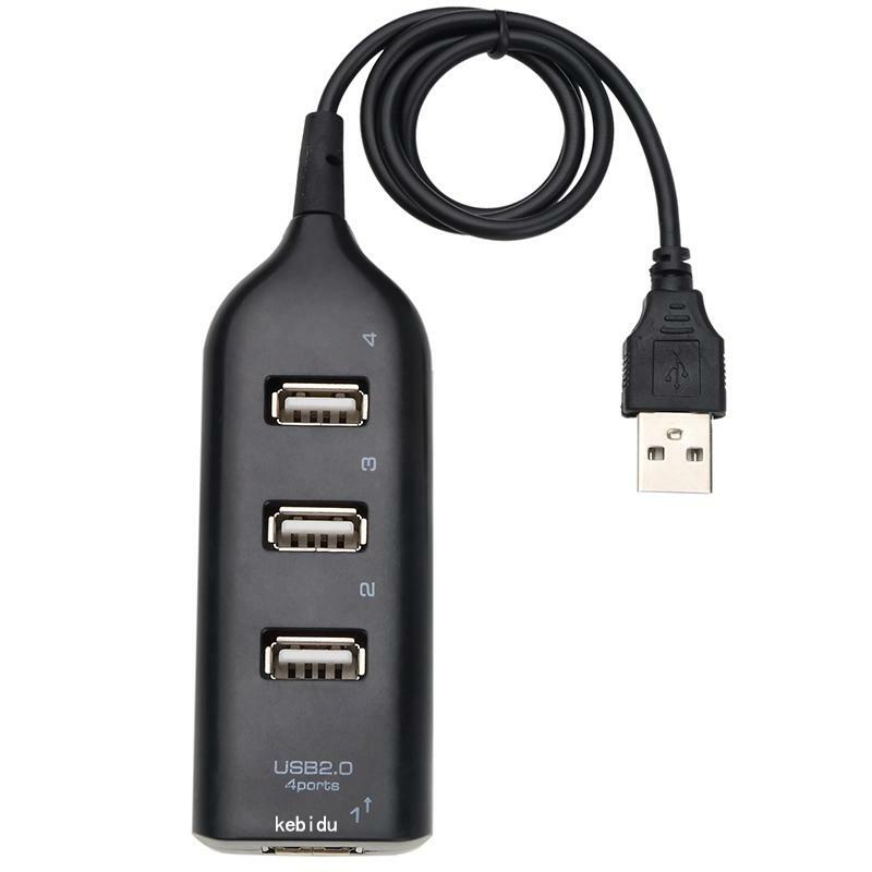 2020 New Arrival 50cm  4 Port USB HUB USB 2.0 High Speed 4 Port Splitter USb Hub Adapter For PC Laptop Computer Notebook USB Hub