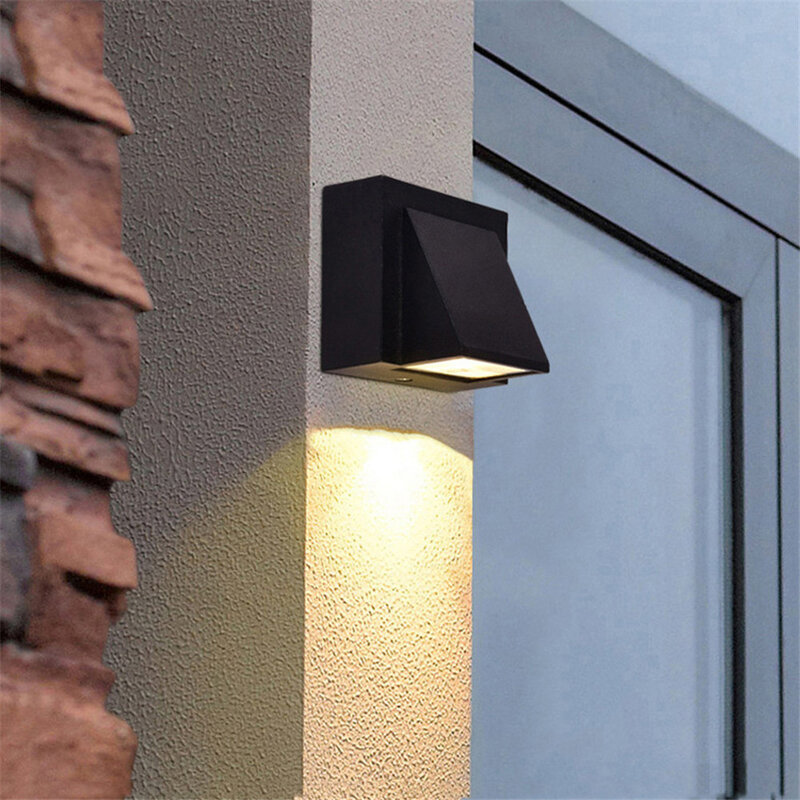 Lâmpada de parede LED impermeável ao ar livre, lâmpada moderna simples, pátio criativo, varanda e jardim luz, 5W, 6W, 15W