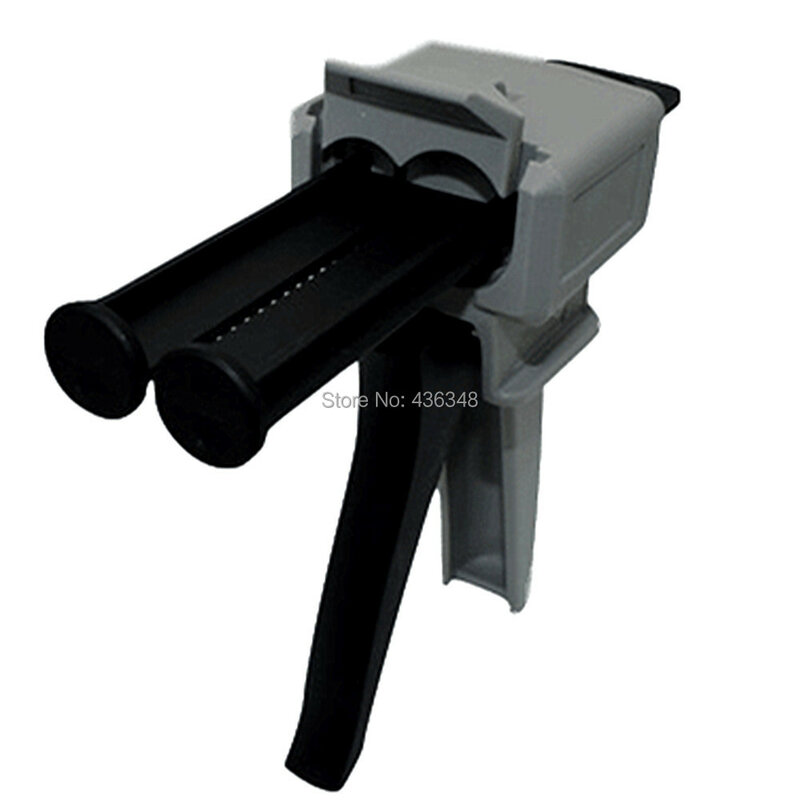 1:1 50Ml Dispenser Pistol AB Lem Pistol Manual Aplikator untuk Epoksi Resin Pencampuran Pencampuran Kartrid 1:1 Rasio