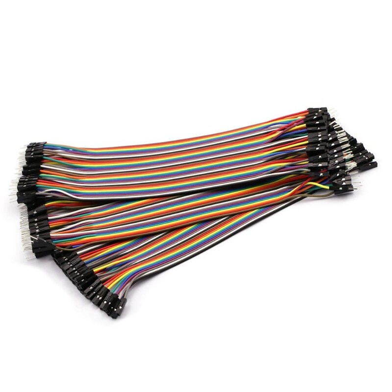 120Pcs 10cm Dupont Line Male to Male Female to Male and Female to Female Jumper Wire Dupont Cable 40Pcs For arduino DIY KIT