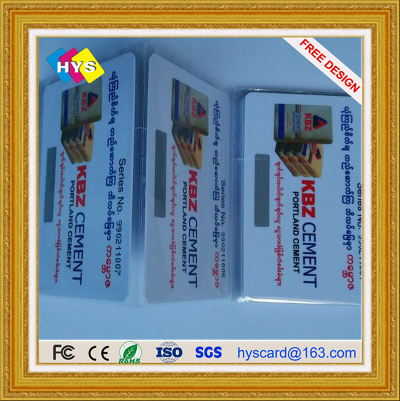 Tarjeta blanca de pvc en blanco y tarjeta de rascado de plástico para impresora de tarjetas de plástico