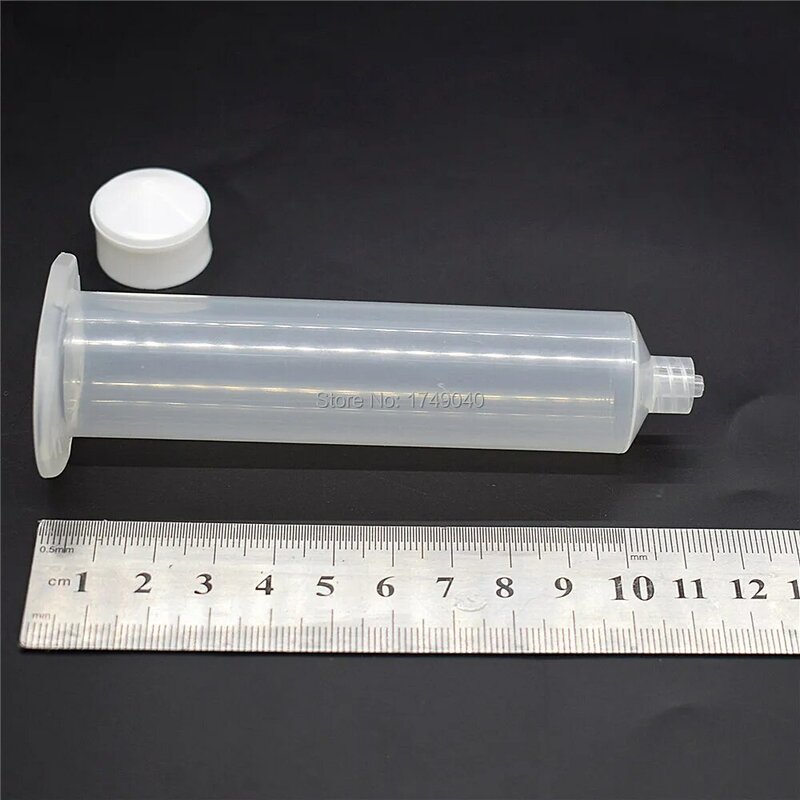 100pcs 30ml Glue Syringe Dispensing Barrel 30cc Adhesive Dispenser Industrial Syringes Tube for 30ml 55ml UV Glue Guns Tools