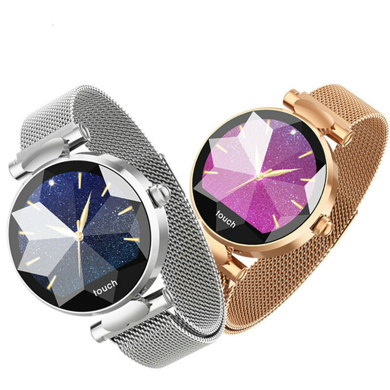 H3 kobiety inteligentny zegarek moda damska zegarki kobiece pulsometr Monitor ciśnienia krwi Monitor aktywności fizycznej H2 H1 Smartwatch