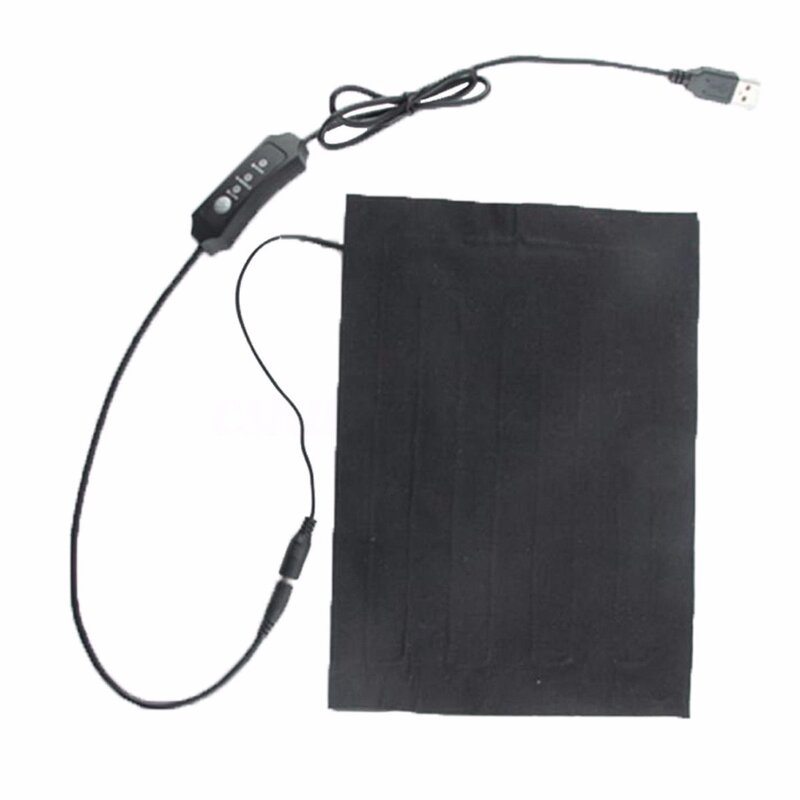Piastra riscaldante elettrica USB 3 giacca termica fai-da-te con temperatura regolata dell'ingranaggio