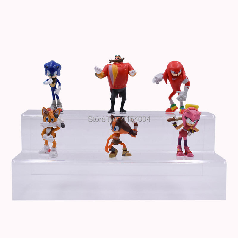4 Styles Sonic 6 Pcs Set Figures Pvc Sonic Shadow Amy Rose Sticks Tails Characters Figure Christmas Gift Baby Toy For Children Bestdealplus - shadow mushroom toy roblox