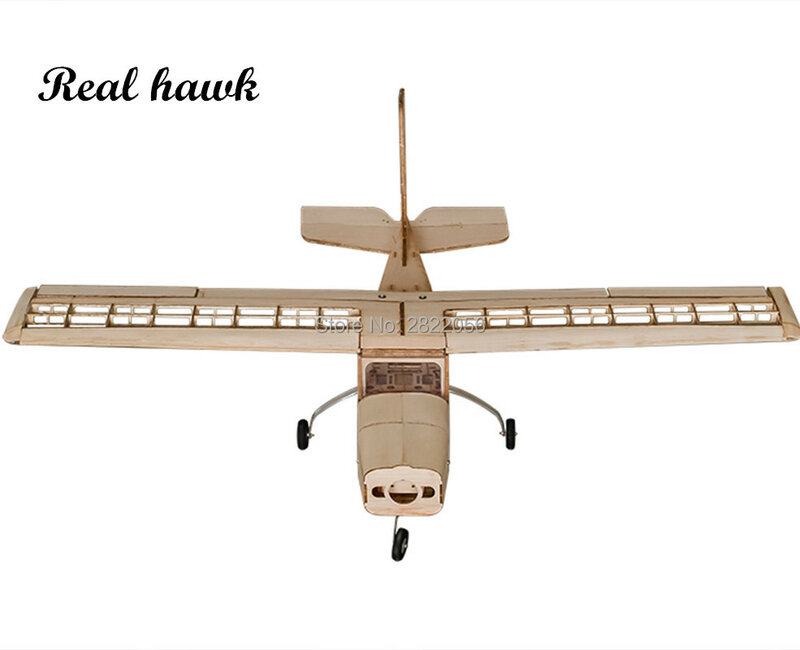 Avión teledirigido de madera de Balsa cortado con láser, Kit de construcción de modelo de avión de Cessna-150, marco sin cubierta, envergadura de 960mm